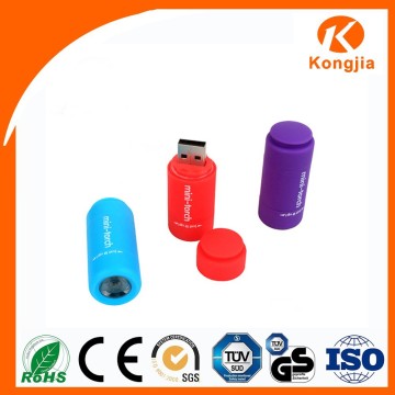 Color Led Customized Design Promotional Keyring Speedy Mini USB Torch