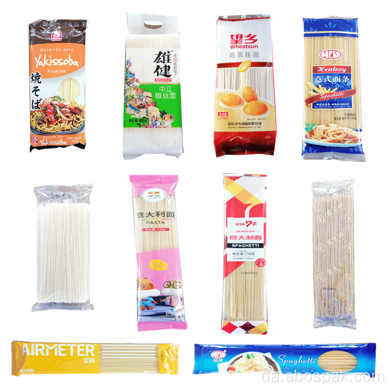 Ideer spaghetti taske lang pasta emballage maskine