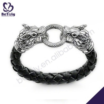 hot sale costume silver jewelry bead charm bracelet