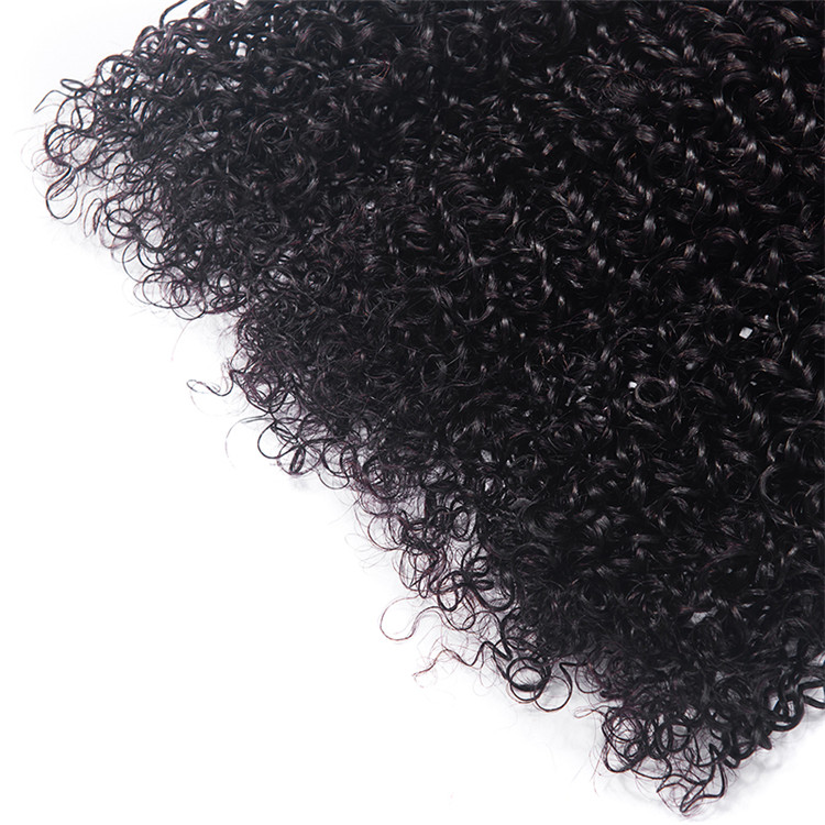 Very Smooth And Soft 10A Afro Kinky Curly Brazilian  Kinky Curly Straight Virgin Human Hair  Bundles With Closure