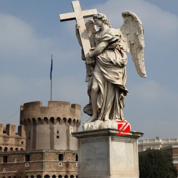 Guardian angel statue