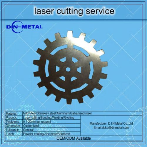 Precision Custom made CNC Laser Cutting Parts Laser cutting service