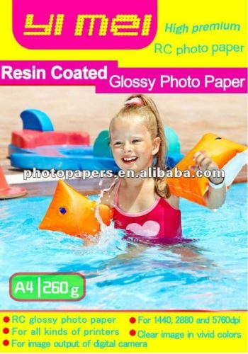 RC resin coated photo paper water proof photo paper