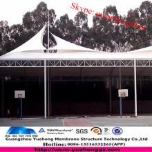 New design permanent steel structure tennis count tent / shool basketball cover