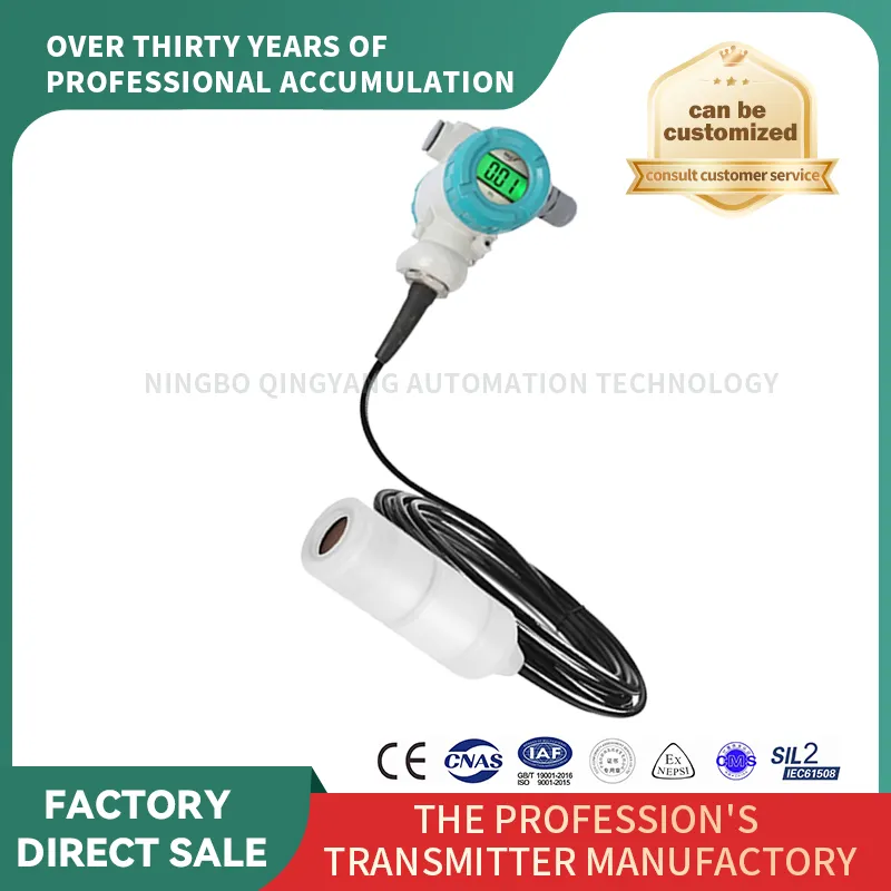 Transmițător de nivel de intrare anticoroziv cu afișaj