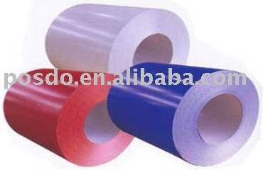 colour coated steel coil,PPGI steel,color coated steel ,coated steel