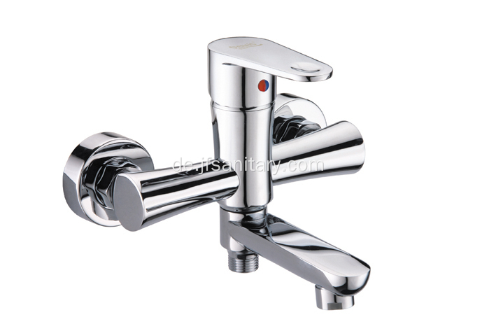 Wandmontierte Messing-Badewanne Handbrause Wasserhahn 2 Funktion