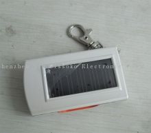 3 Led 3v / 60ma Aluninum Alloy Solar Powered Led Flashlight