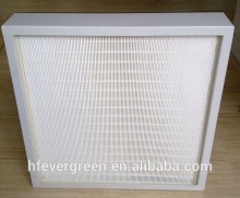 high effiency mini-pleated hepa filter manufacture