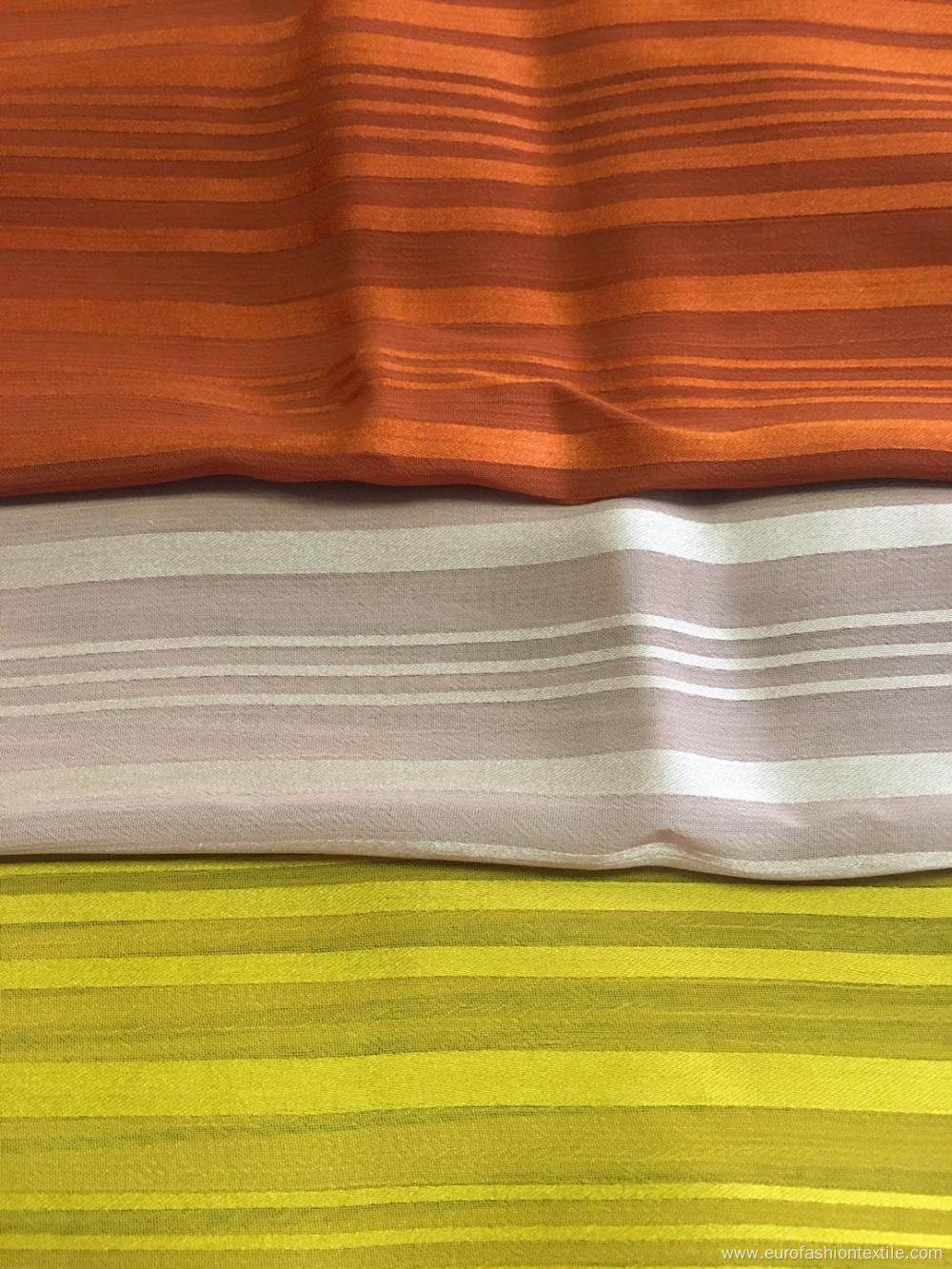 100% Polyester Chiffon Shadow Stripe