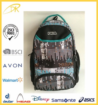 Custom Polyester School Bag New Boy, Colorful Full Printed School Bag
