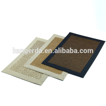 brown and black paper placemats