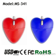 For Show Love Of The Pretty Red And Blue Heart Mouse?