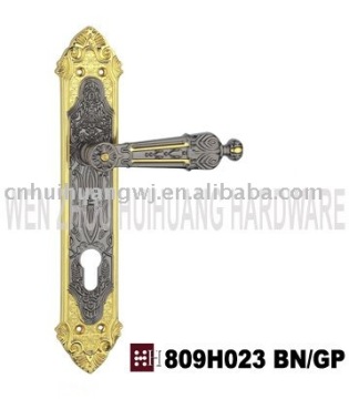 809H023 BN/GP door lock and handle sets