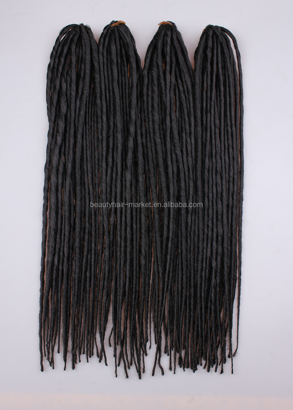 Synthetic hair faux locs Dreadlocks crochet braid hair extension dreadlocks on sale hair dreads braiding