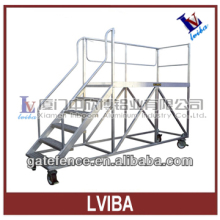 aluminium work platform ladder and mobile platform ladder & aluminum platform ladder