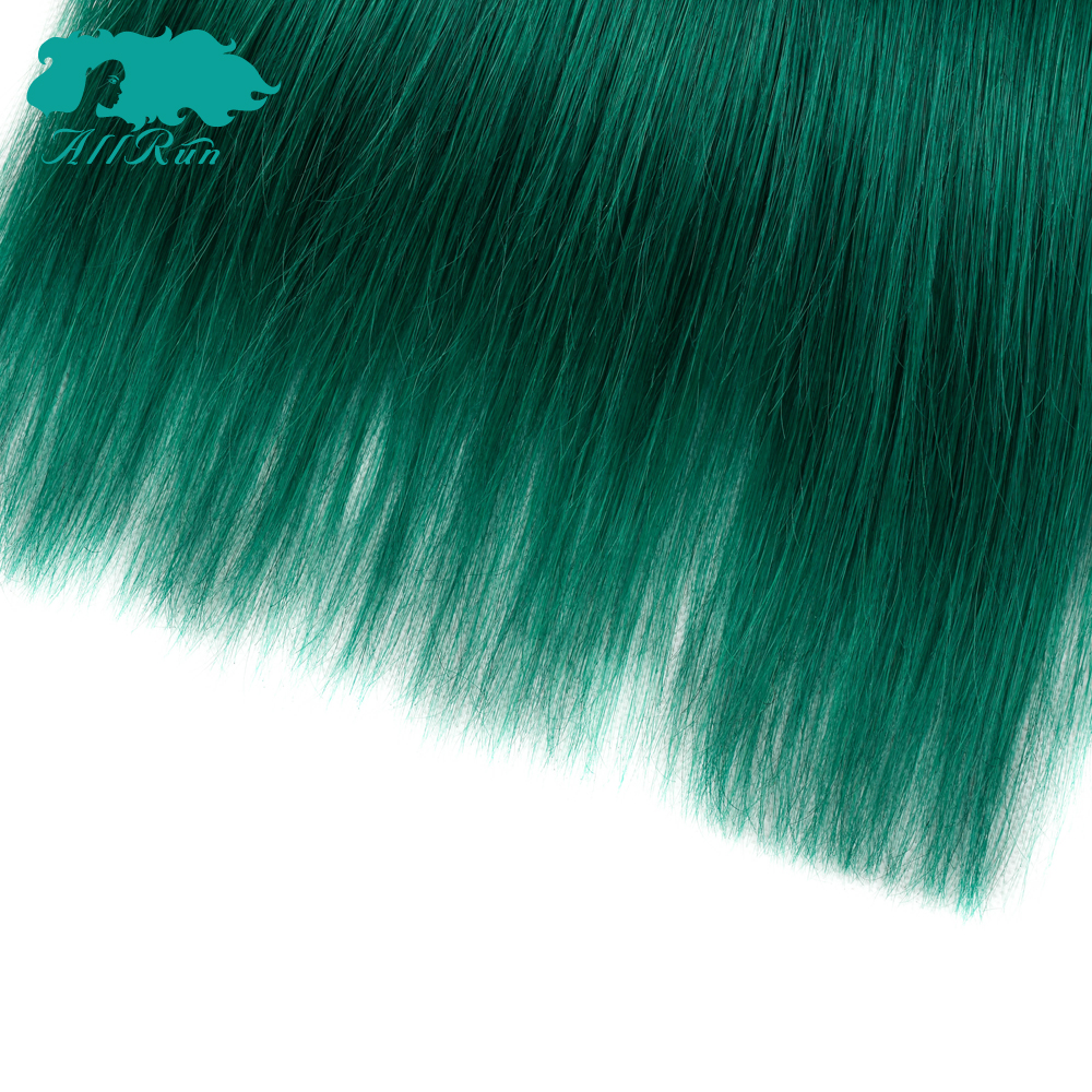 TB/Green color human hair, straight TB/Green hair bundles