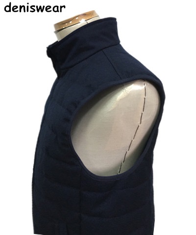 Men's high quality ,warm ,comfort cotton waistcoat with slim fit autumn and winter style