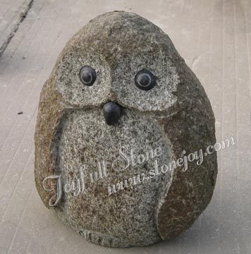 Natural Stone Owls