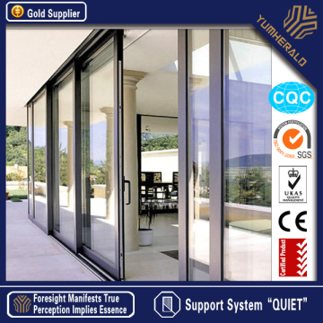 powder coated aluminum sliding door