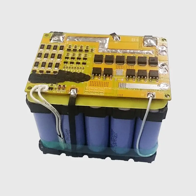 4s C: 15A D: 40A PCM BMS for 14.4V 14.8V Li-ion/Lithium/ Li-Polymer 12V 12.8V LiFePO4 Battery Pack Size L100*W63*T6mm (PCM-L04S40-351)