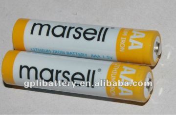 aaa lr3 battery Lithium battery AAA 1200MAH 1.5V