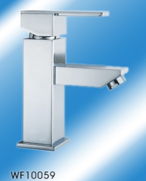 modern brass single lever basin faucets