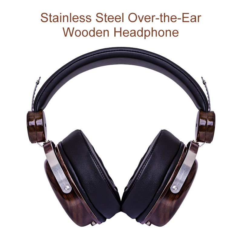 Wood headphones