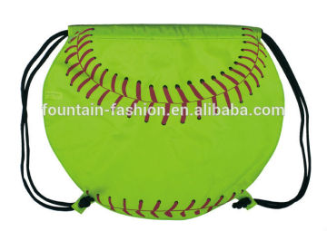 baseball printing drawstring bag