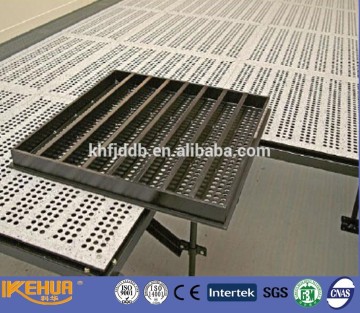 Perforated access floor system