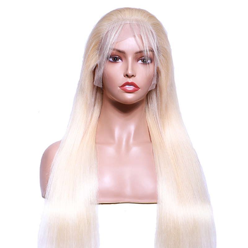 613 Blonde Transparent Lace Front Wigs 100 Unprocessed Virgin Brazilian Straight Human Hair 13x4 Lace Frontal Wig Pre Plucked