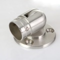 Stainless Steel Hallway Handrail Adjustable Elbow Flange