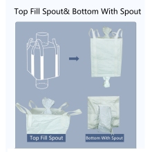 Ton Bags with Top Spout and Bottom Discharge