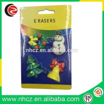Mini Christmas Eraser Set