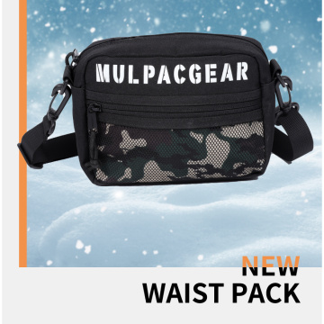 Camouflage printed waist pack Fashionable Oxford waist pack