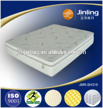 Deluxe spring mattress with latex topper