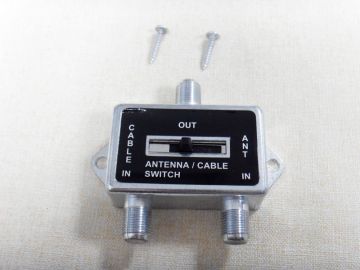 2 Way Signal Coaxial Cable Splitter