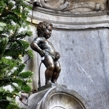 outdoor garden decoration boy water fountain statue peeing fountain