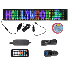 5V USB Wireless RGB Flexible LED Car Sign for DIY Scrolling Text Animation