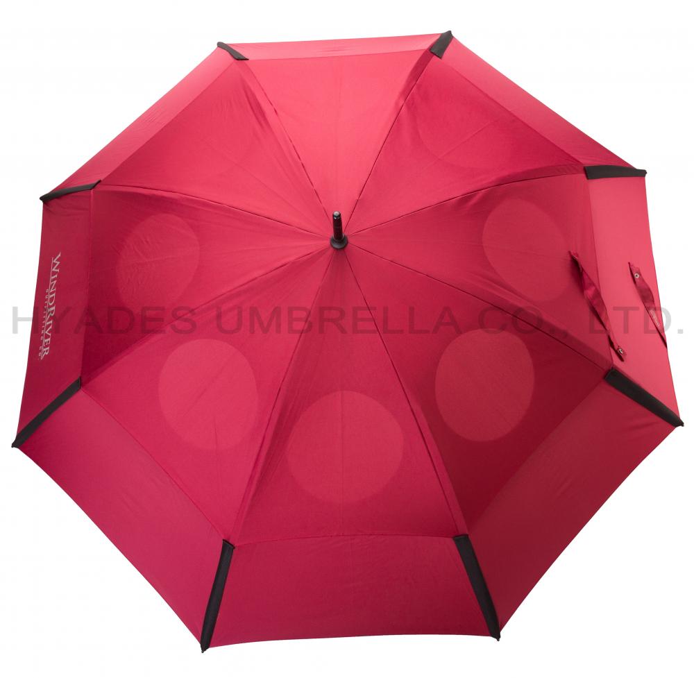 Grote dubbele parasol golfparaplu