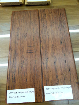 Hand Scraped Strand Woven Bamboo flooriings