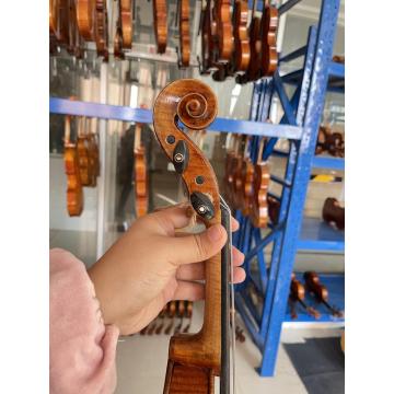 Solid Wood Violin av Master Luthier Handgjorda fioler för orkester