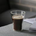 Latte Cappuccino Espresso Ly thủy tinh trong suốt Cốc đôi treo tường