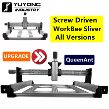 Upgrading to Precise QueenAnt CNC: WorkBee Screw/Belt Driven CNC to Ball Screw Kit