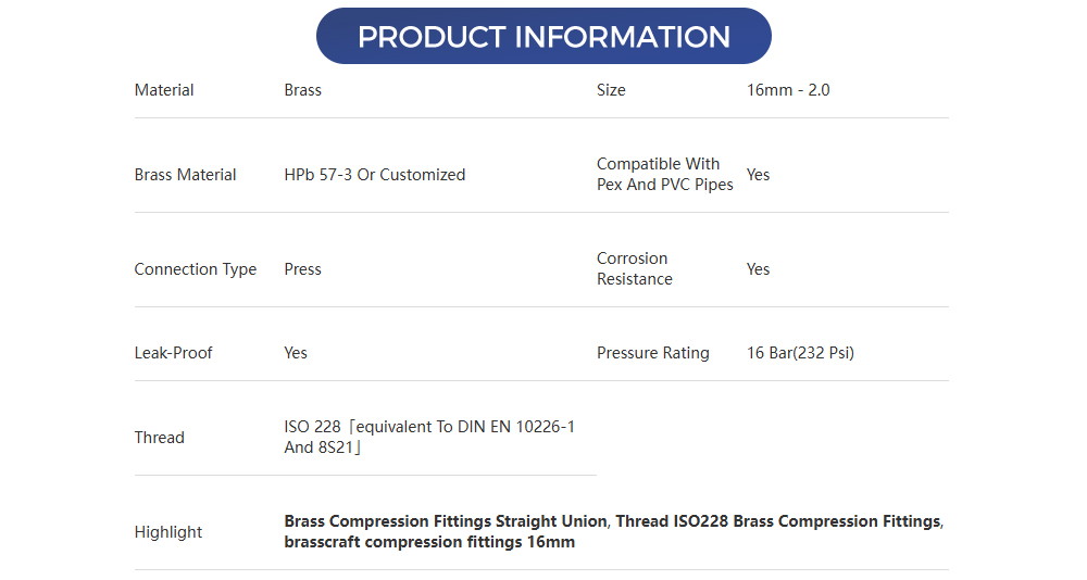 تركيبات ضغط نحاسية50_02 Brass-Compression-Fittings50_02