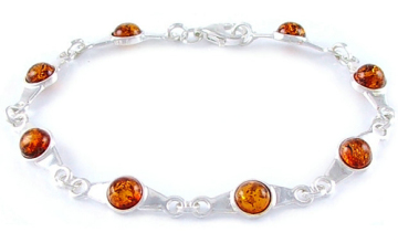 Delicate diamond sterling silver plated bracelet