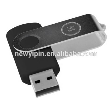 8GB Black Branded USB Memory Sticks Flash Drives Swivel/ Twist