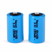 Er14250 1200mAh 3.6V Lithium Thionyl Chloride Battery