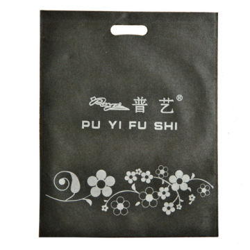 Hole handle shopping bag