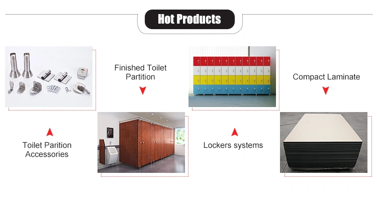 Cubicle System Bathroom Washroom Wall Compact Board Toilet Partition